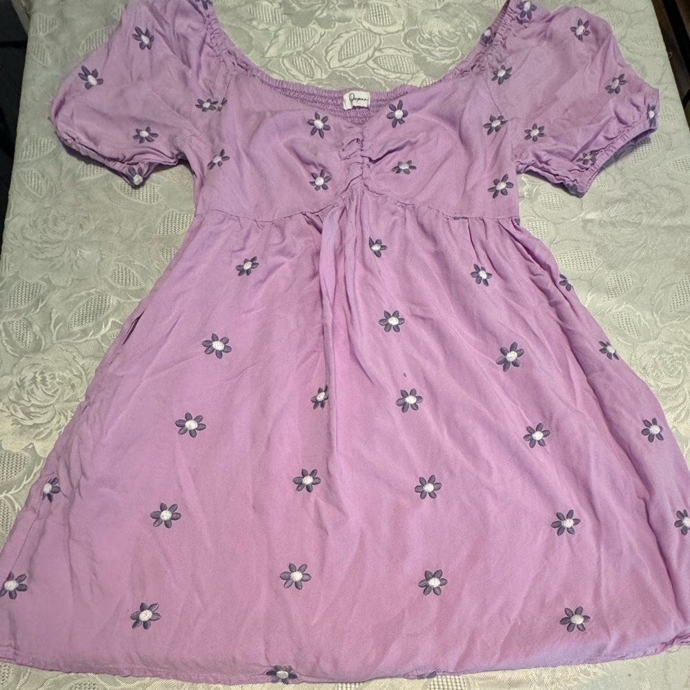 Purple flower dress